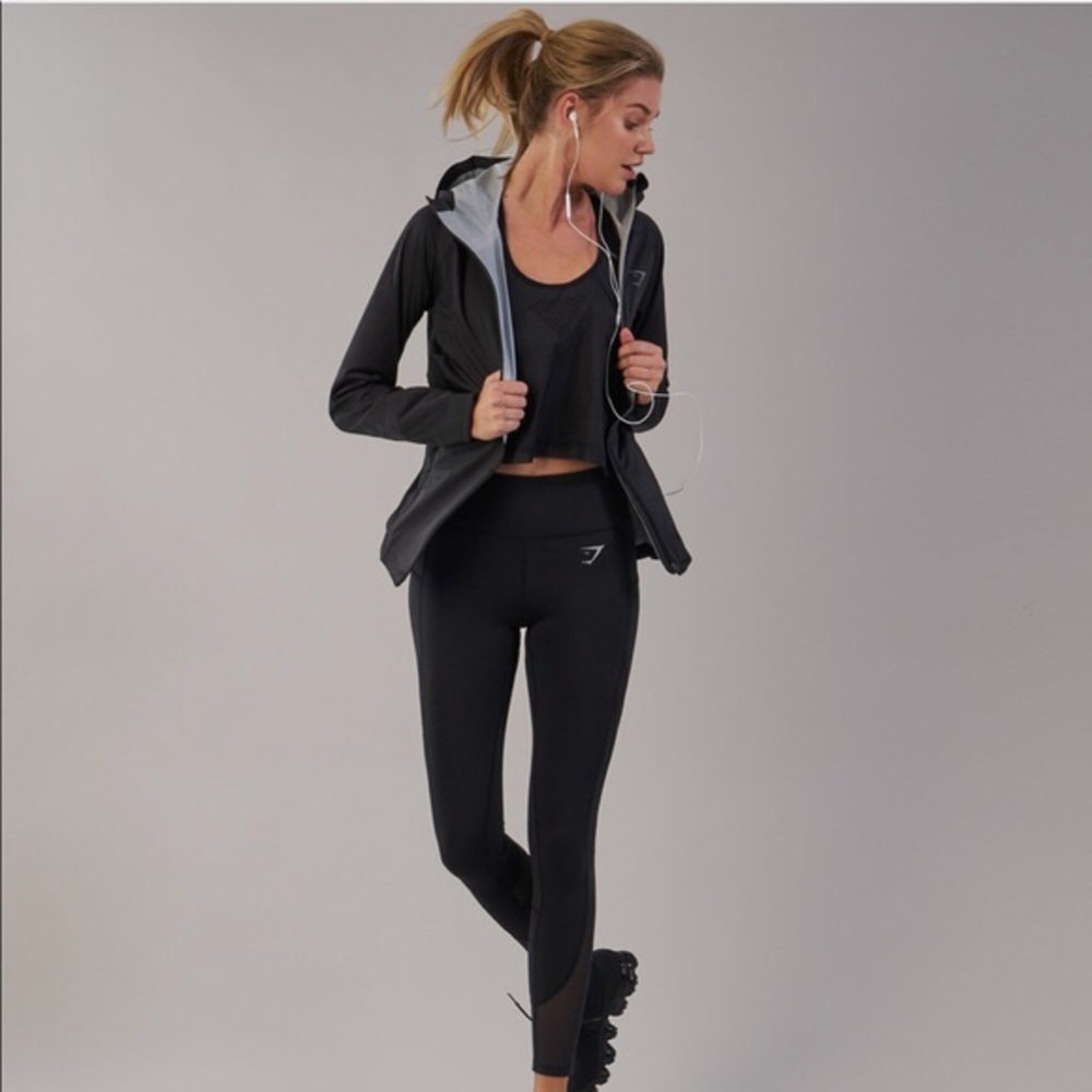 Gymshark sleek running raincoat